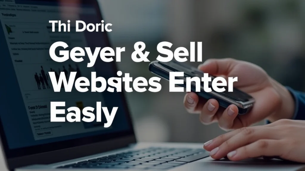 How to Buy & Sell Websites Easily